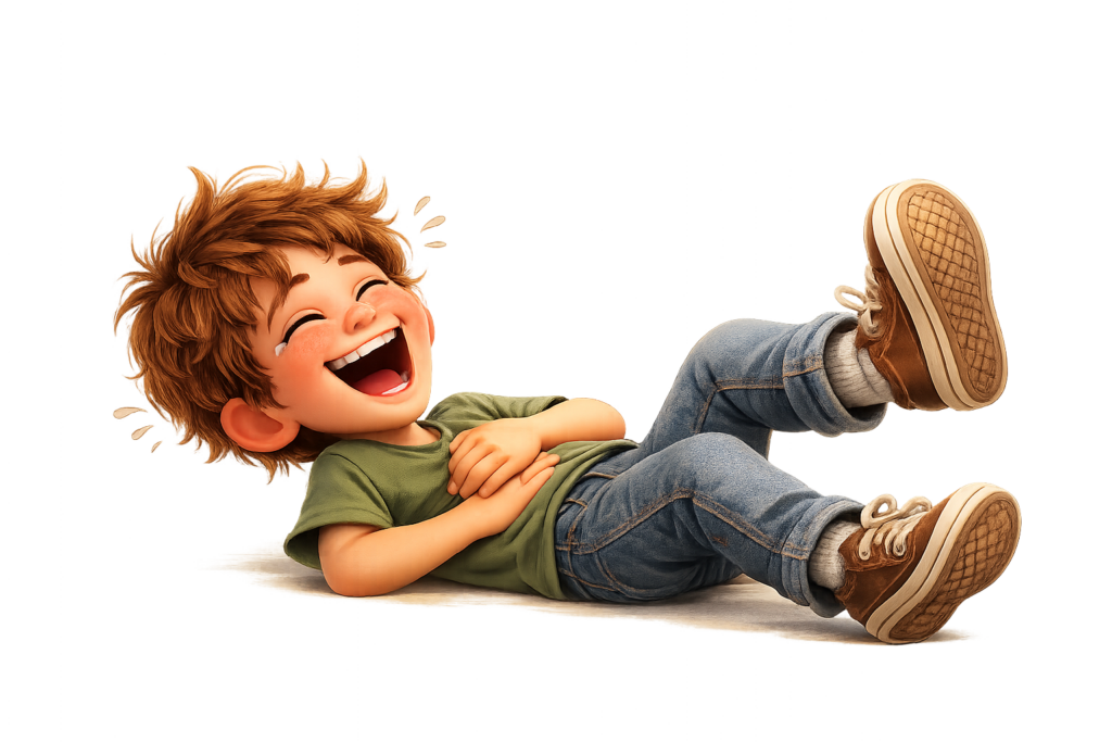 Die besten Witze Junge lacht